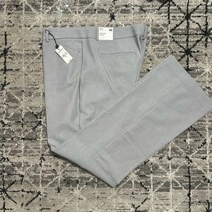 BNWT Express Editor barely boot low rise dress pants in 16R GREY